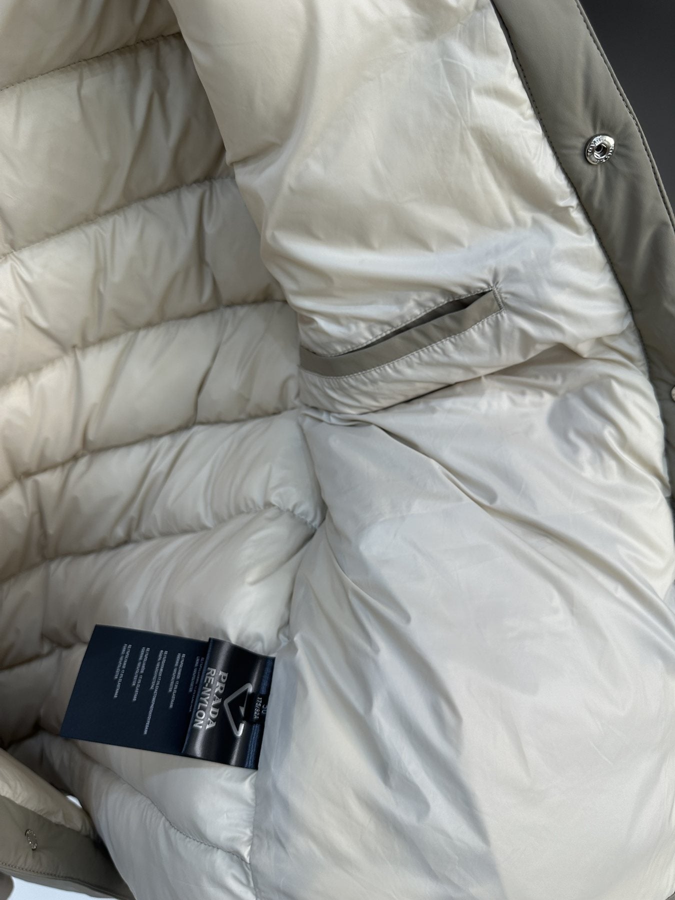 Prada Quilted Puffer Jacket — detail
