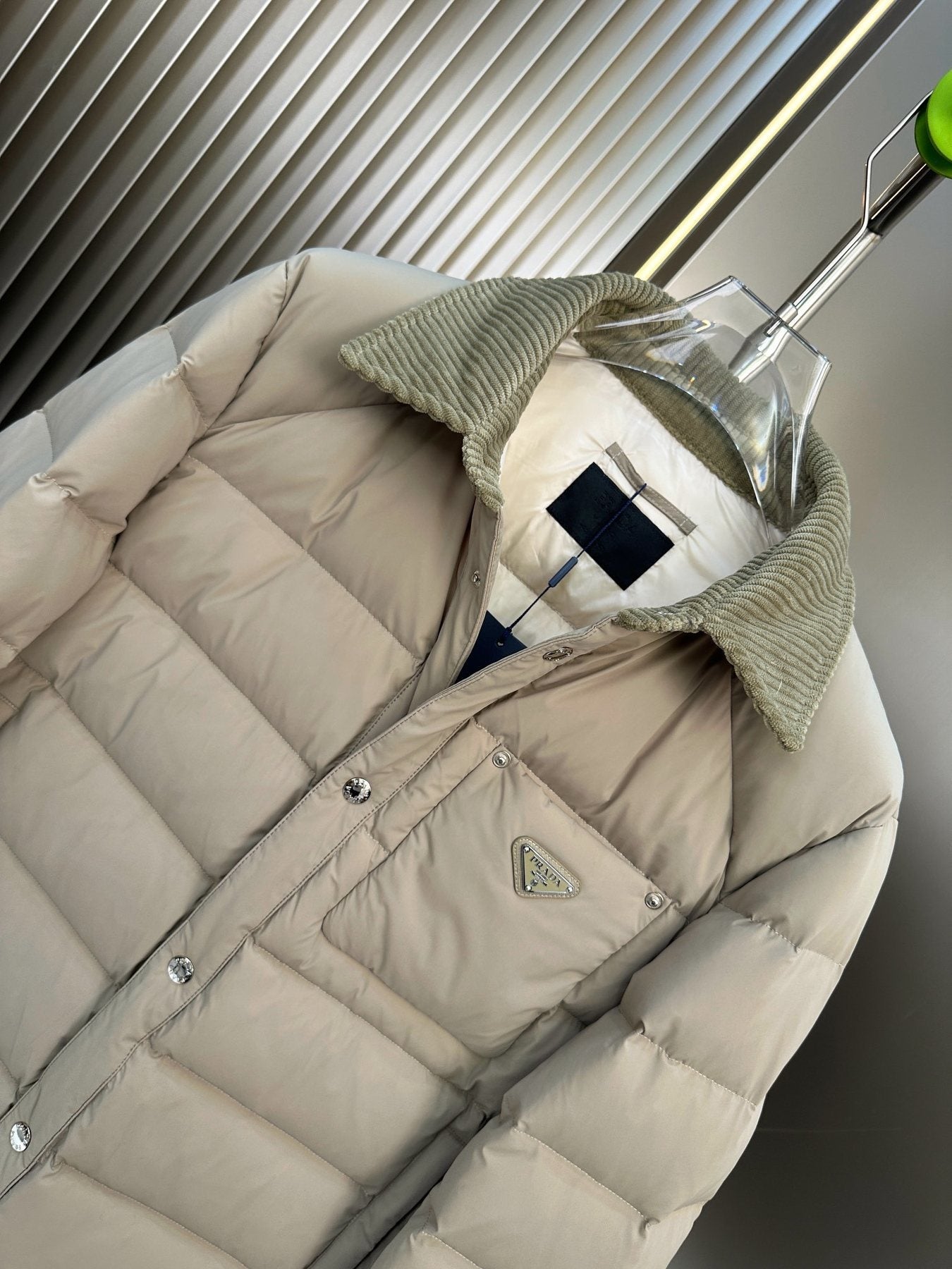 Prada Quilted Puffer Jacket — detail