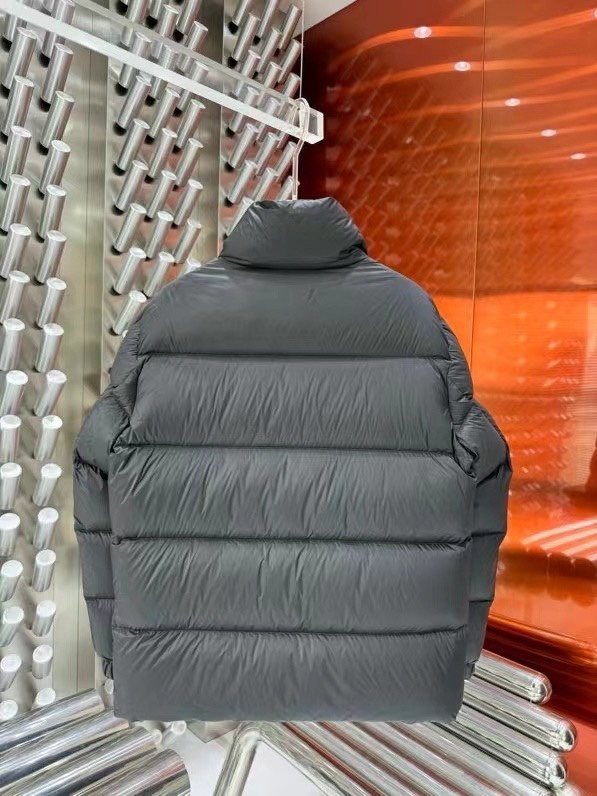 Moncler Quilted High-Collar Puffer Coat — back