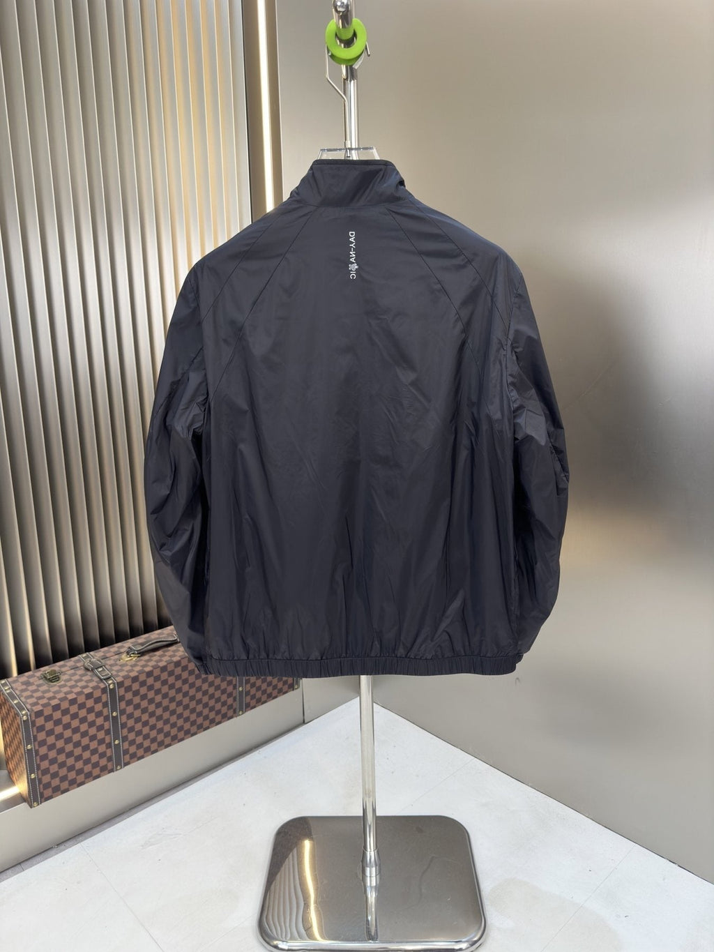 Moncler Lightweight Stand-Collar Zip Jacket — back