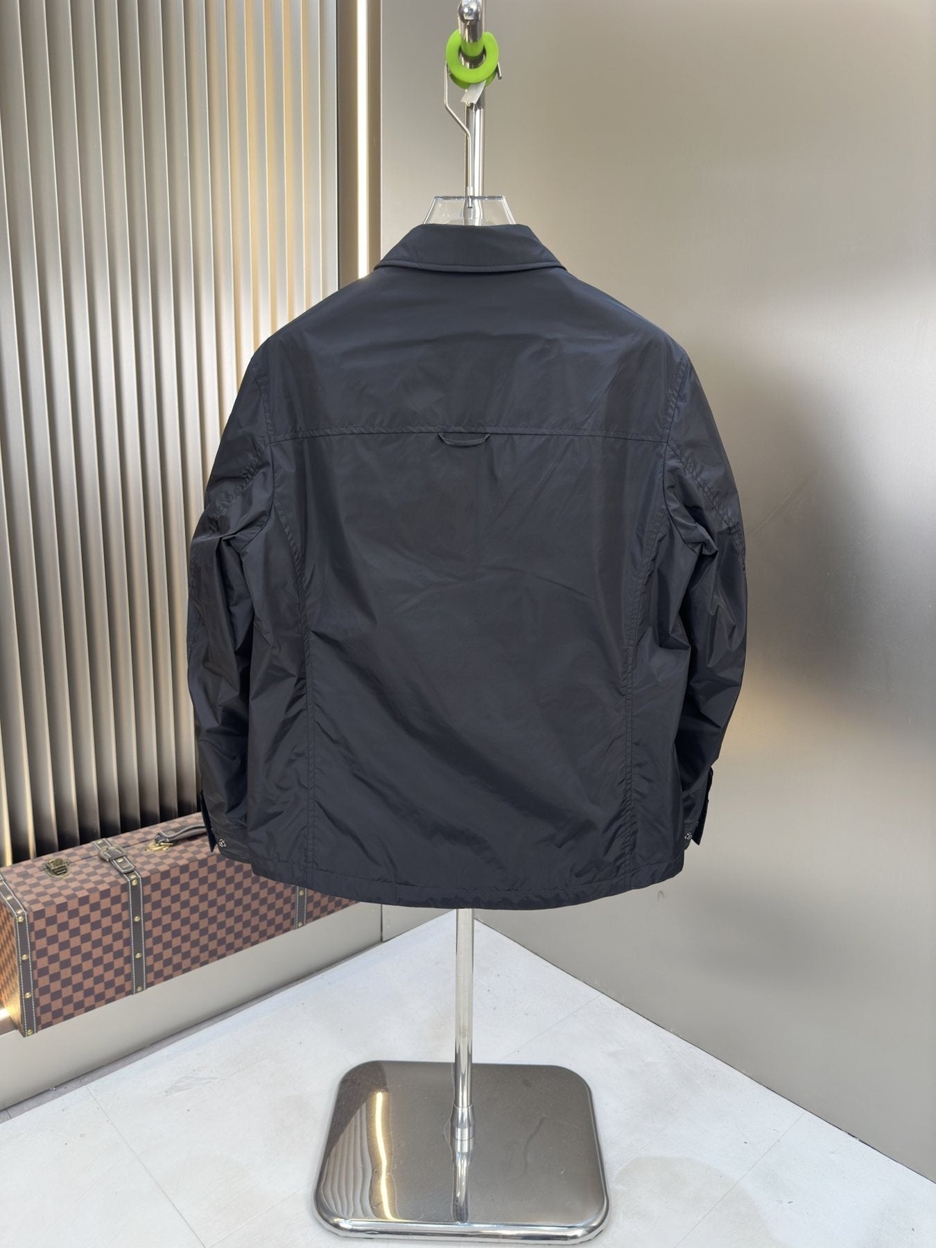 Prada Snap-Front Collared Jacket — back