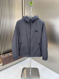 Fendi Micro-Pattern Hooded Zip Jacket — hero