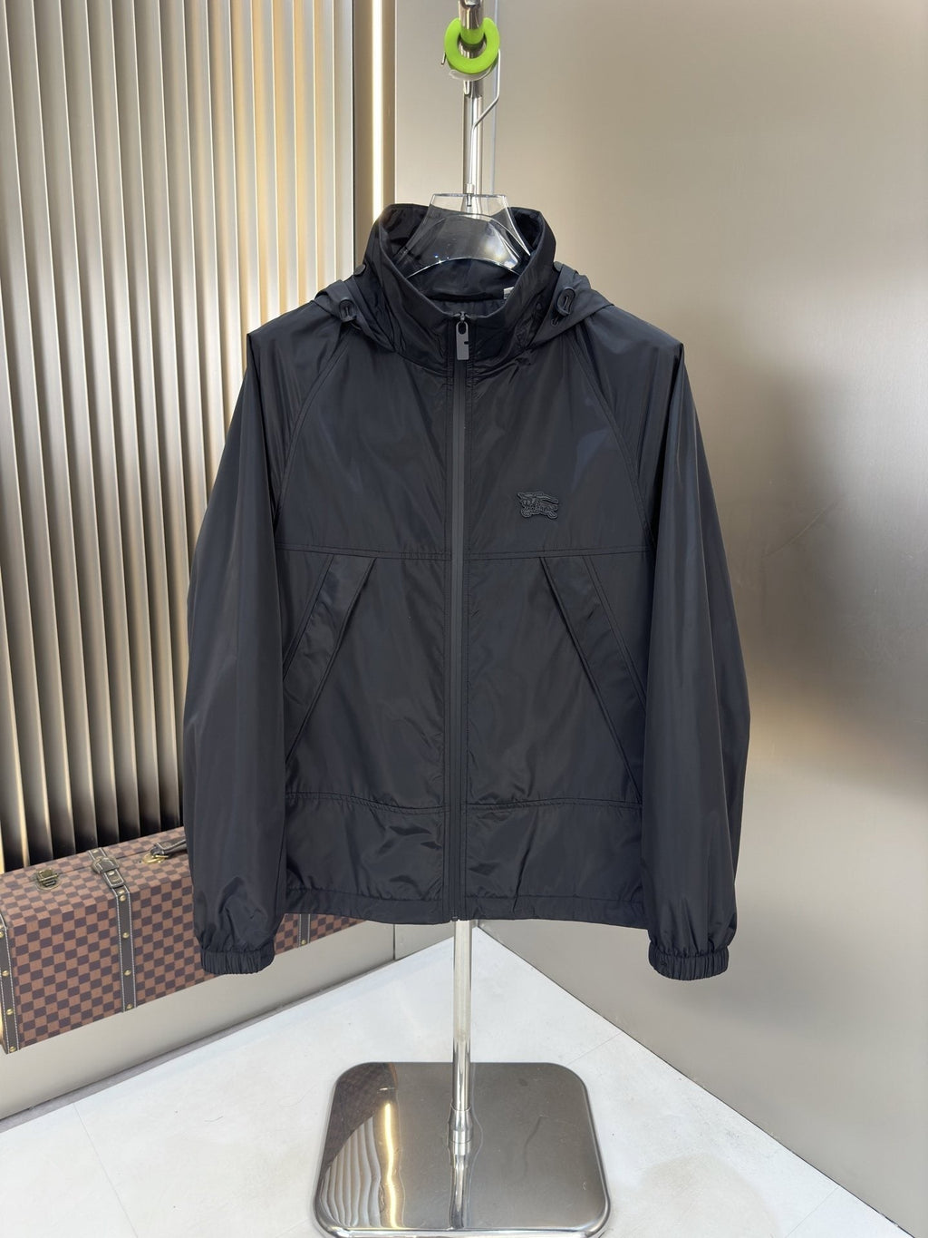 Burberry Hooded Zip-Front Jacket — hero