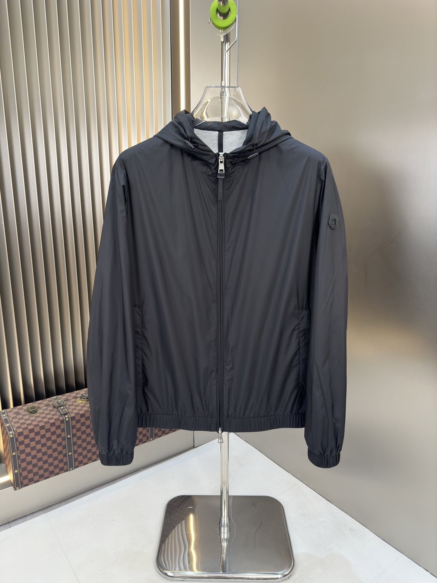 Moncler Hooded Zip-Front Jacket — hero