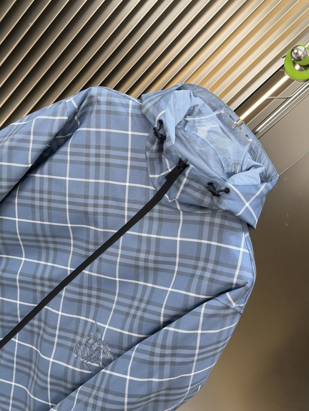 2026 Original Jacket Reversible Plaid Hooded Windbreaker — detail