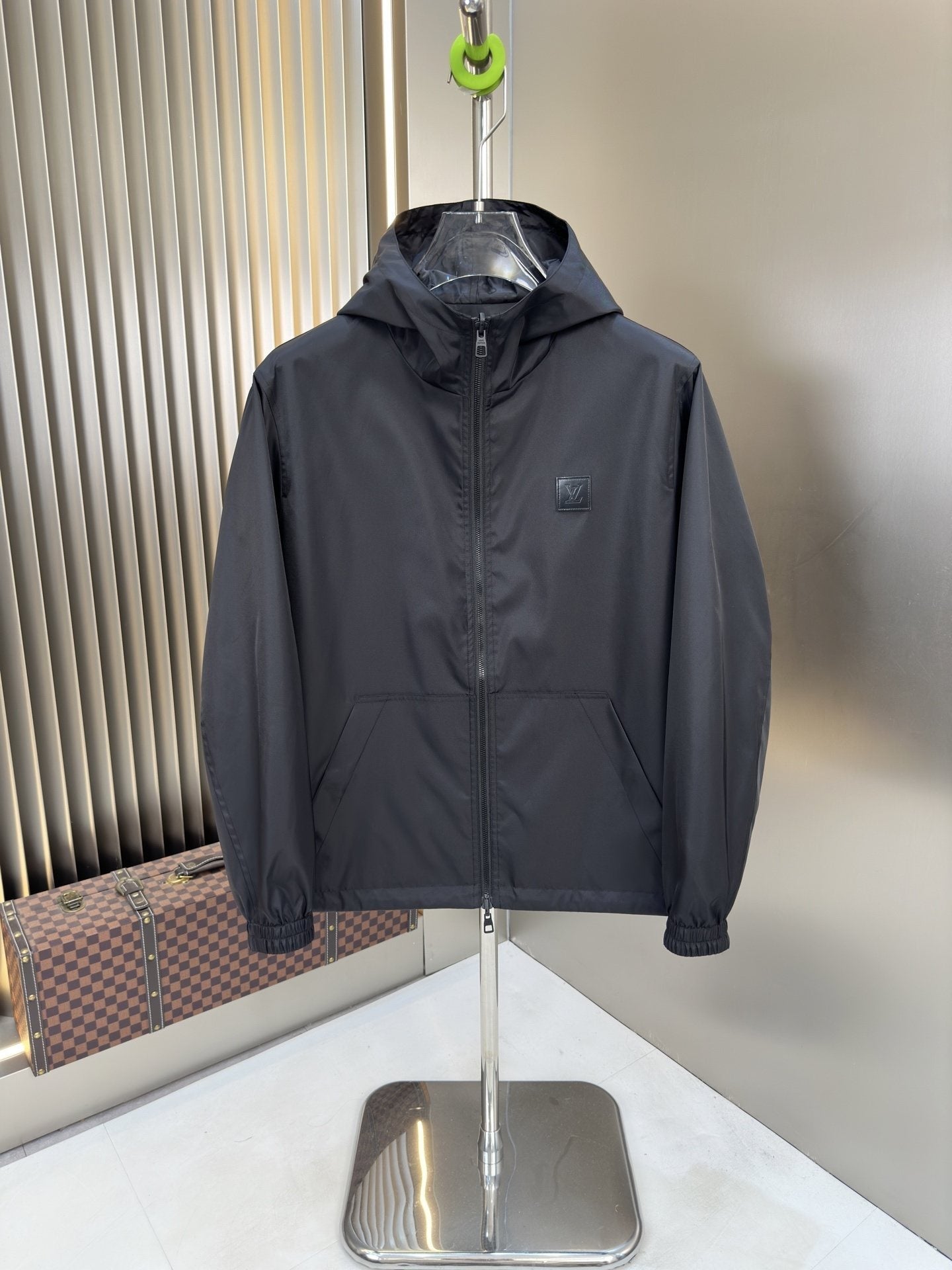 2026 Original Jacket Black Hooded Zip Jacket — hero