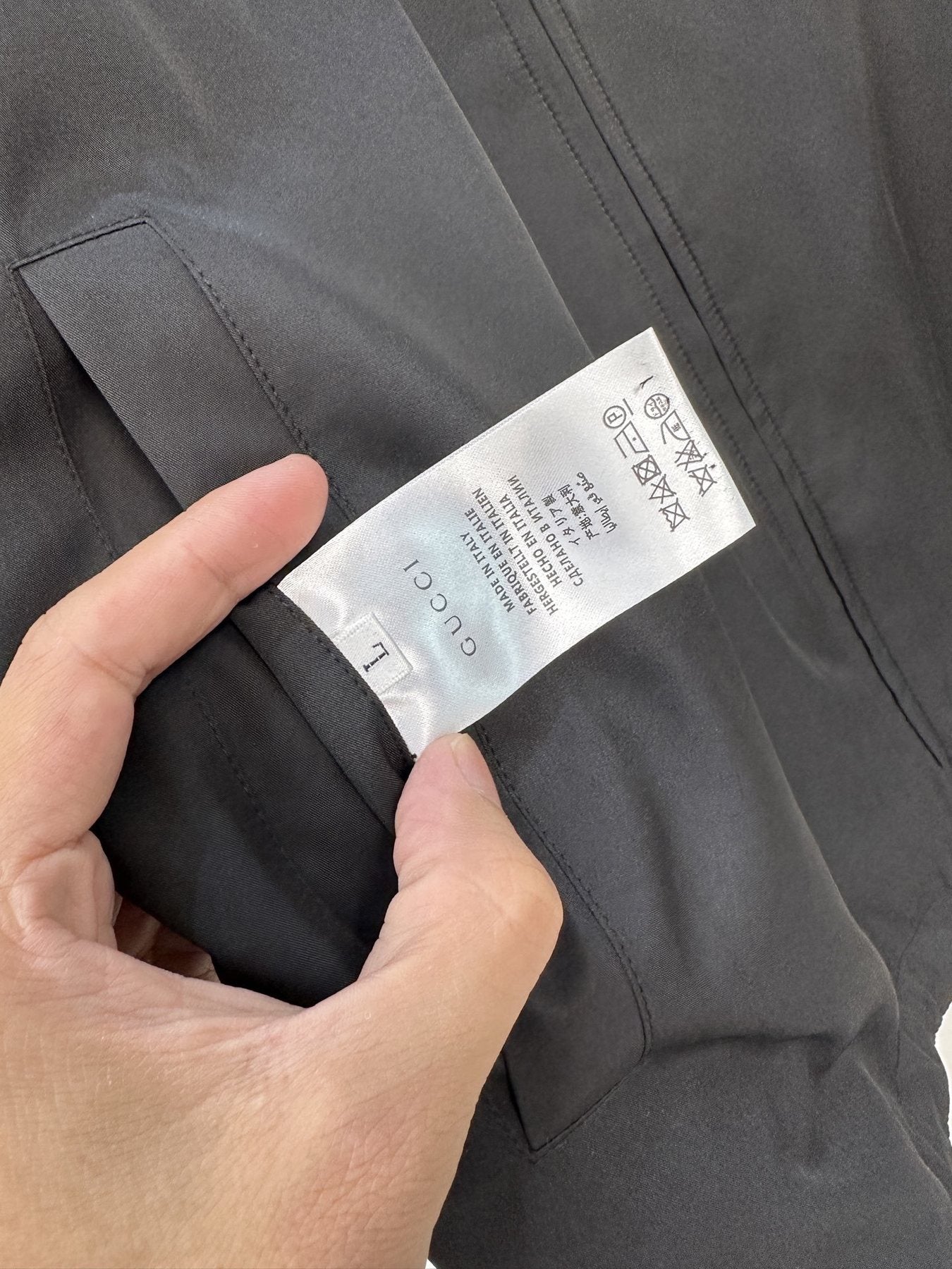 2026 Original Jacket Reversible Tonal Monogram Hooded Jacket — neck_label