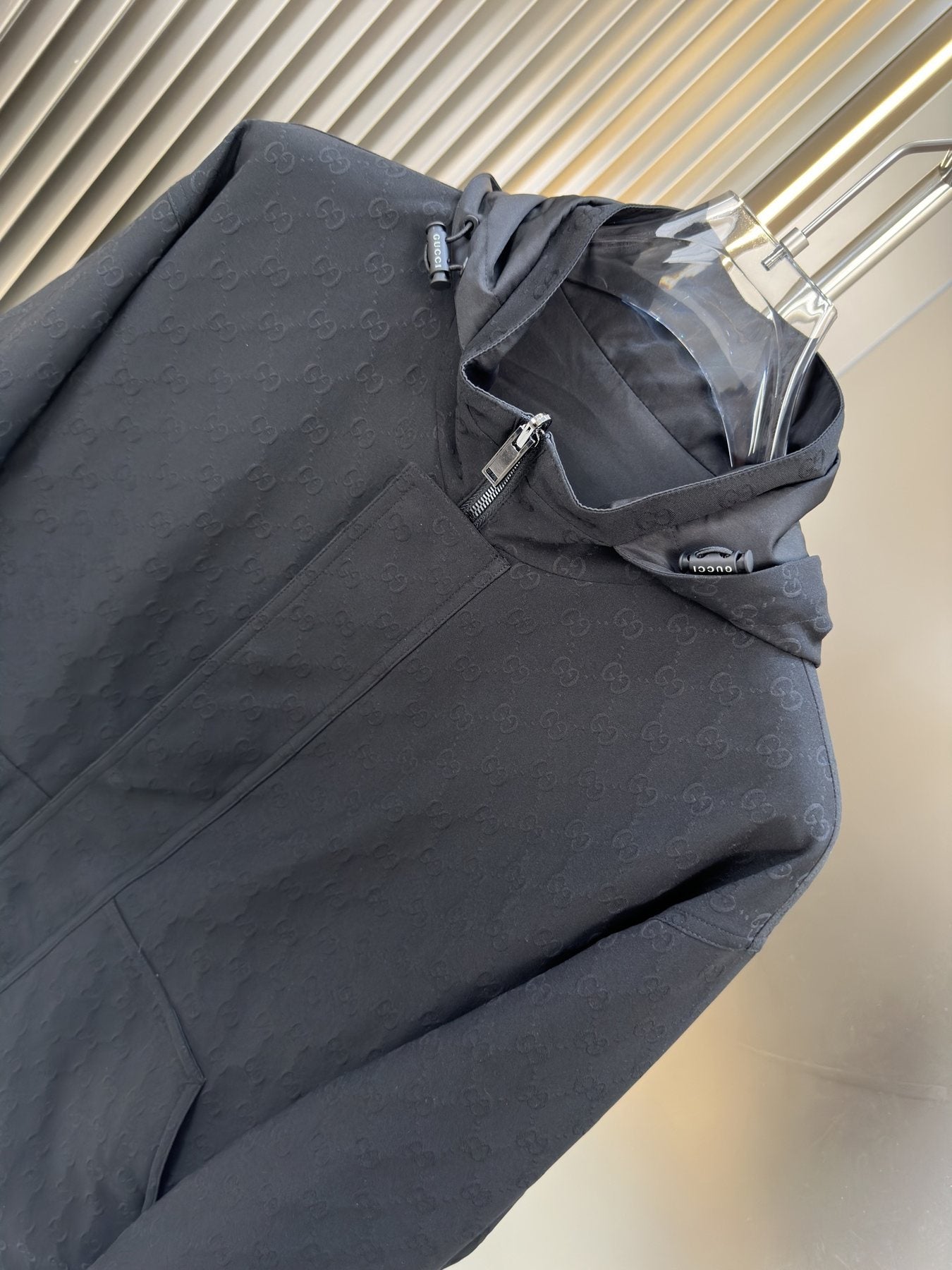 2026 Original Jacket Reversible Tonal Monogram Hooded Jacket — detail