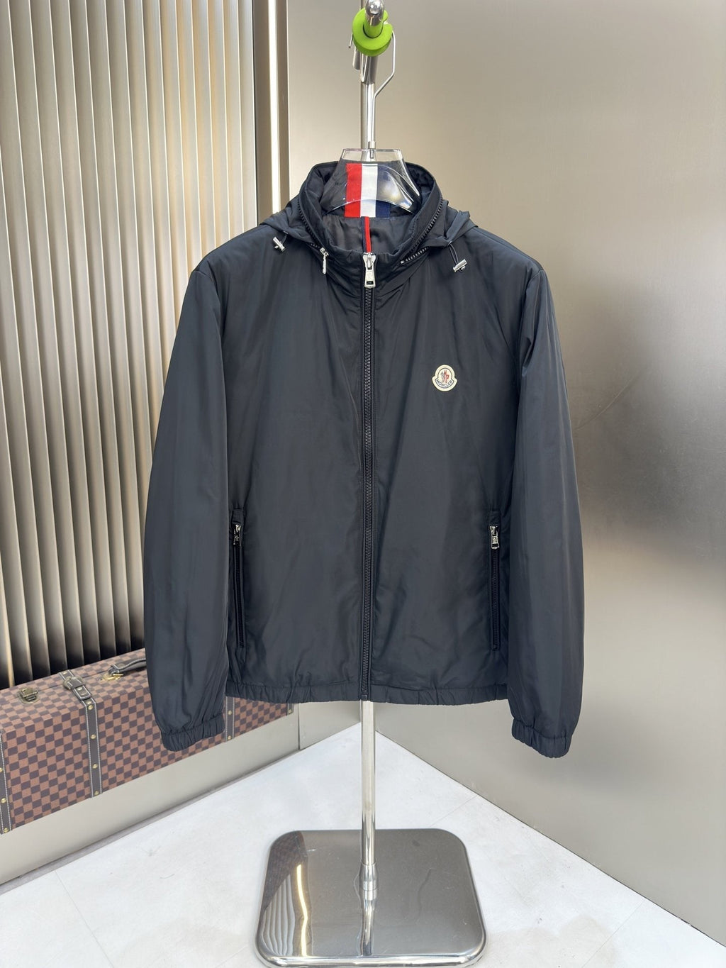 Moncler Hooded Zip-Front Jacket — hero