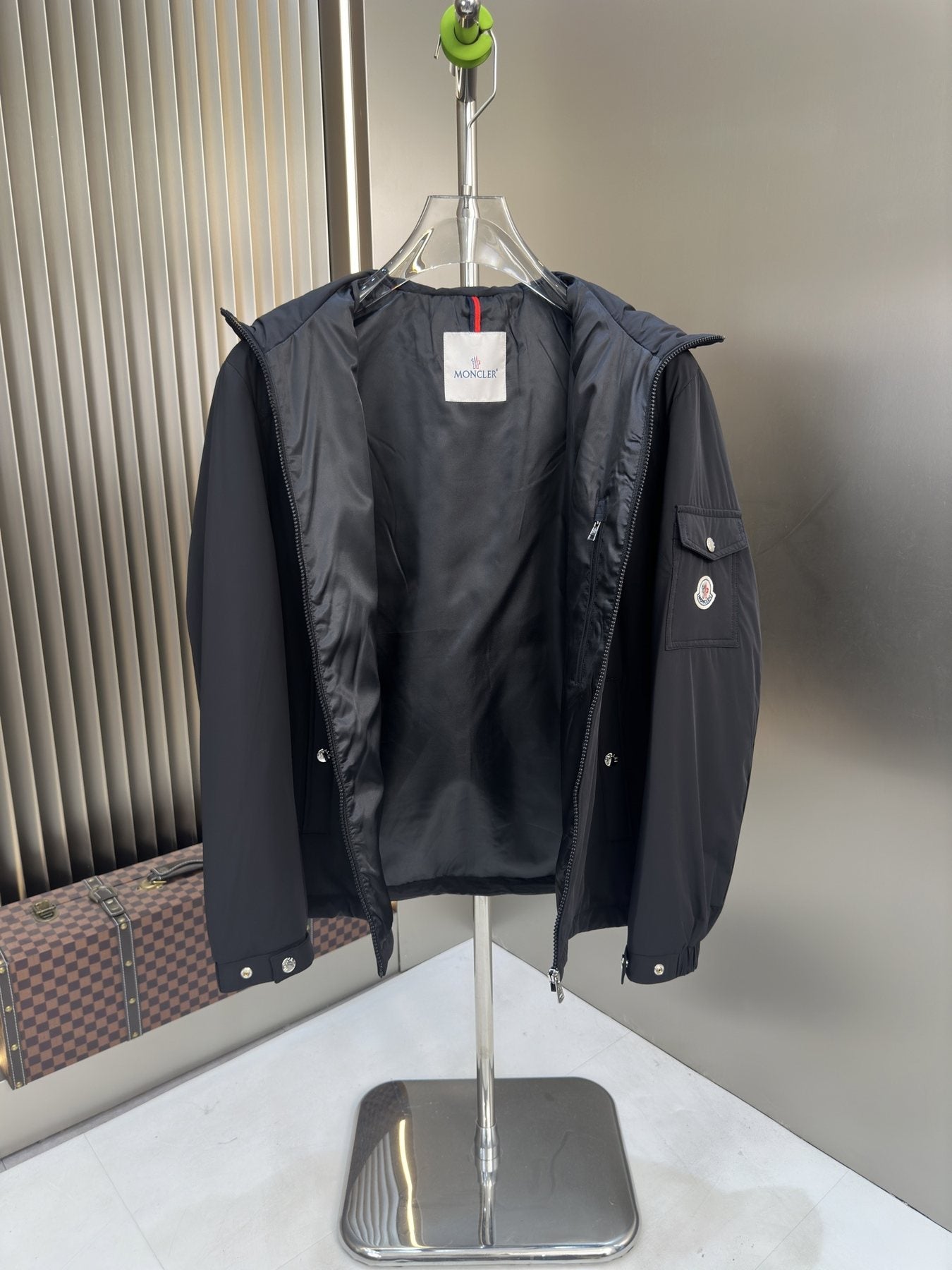 Moncler Hooded Zip Jacket — neck_label