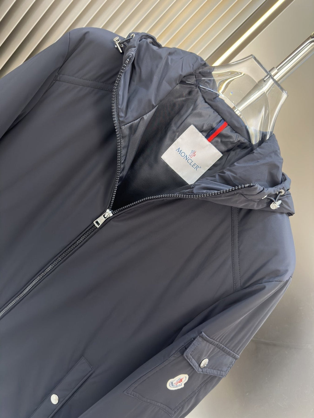 Moncler Hooded Zip Jacket — neck_label