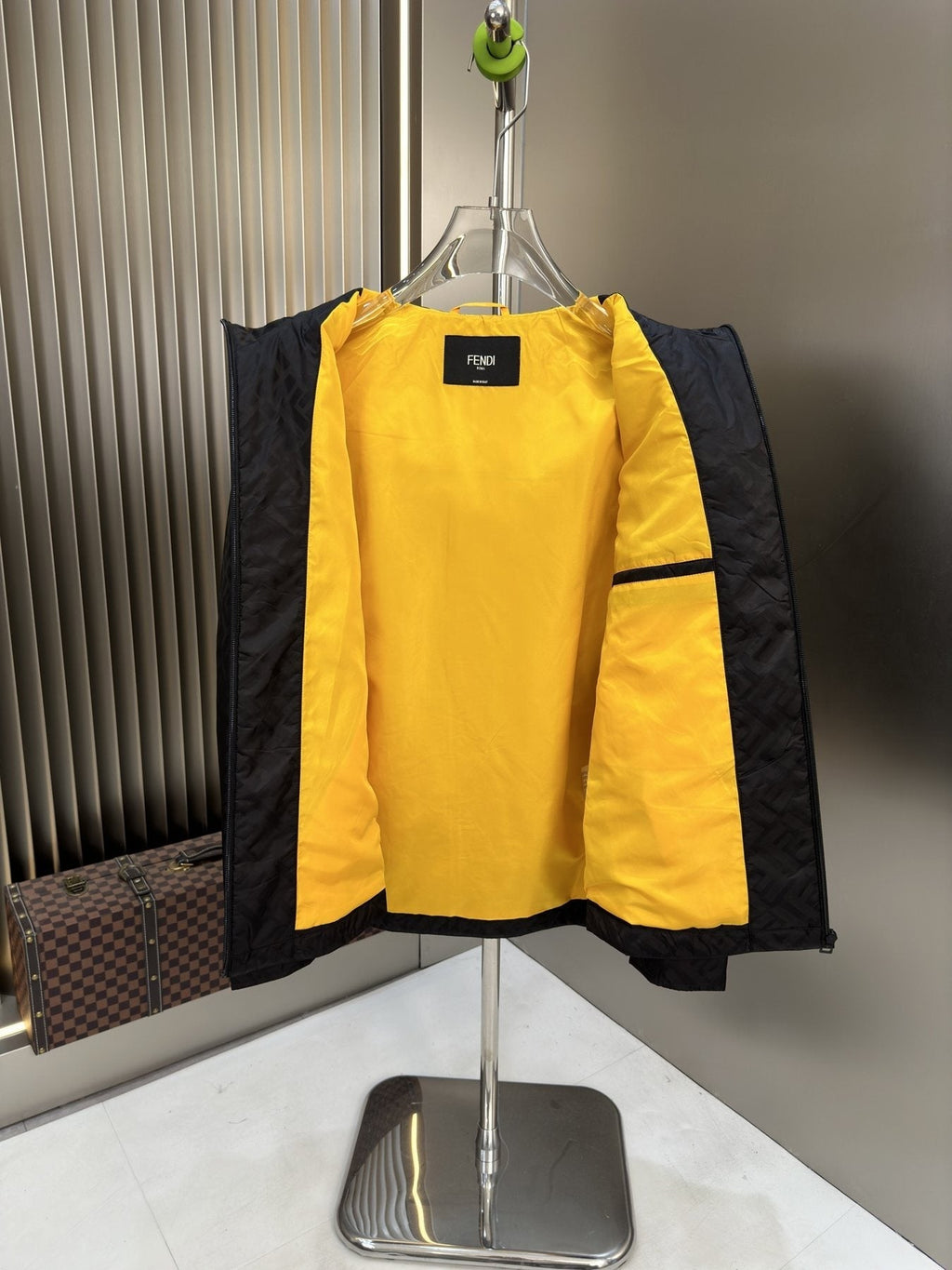 Fendi Monogram Hooded Jacket — detail