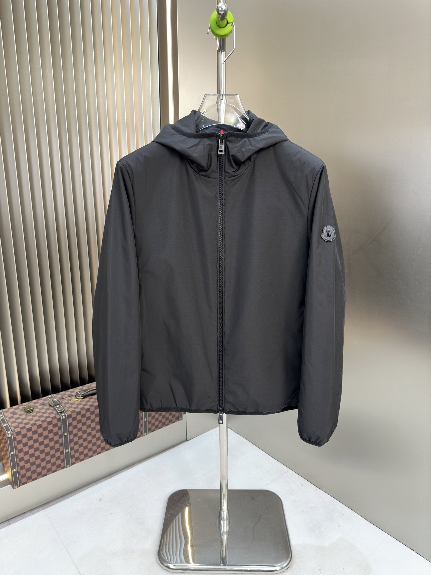 Moncler Hooded Zip-Front Jacket — hero