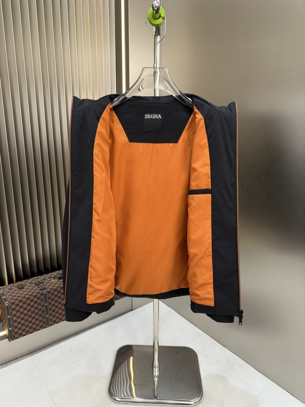 Zegna Hooded Technical Jacket — detail