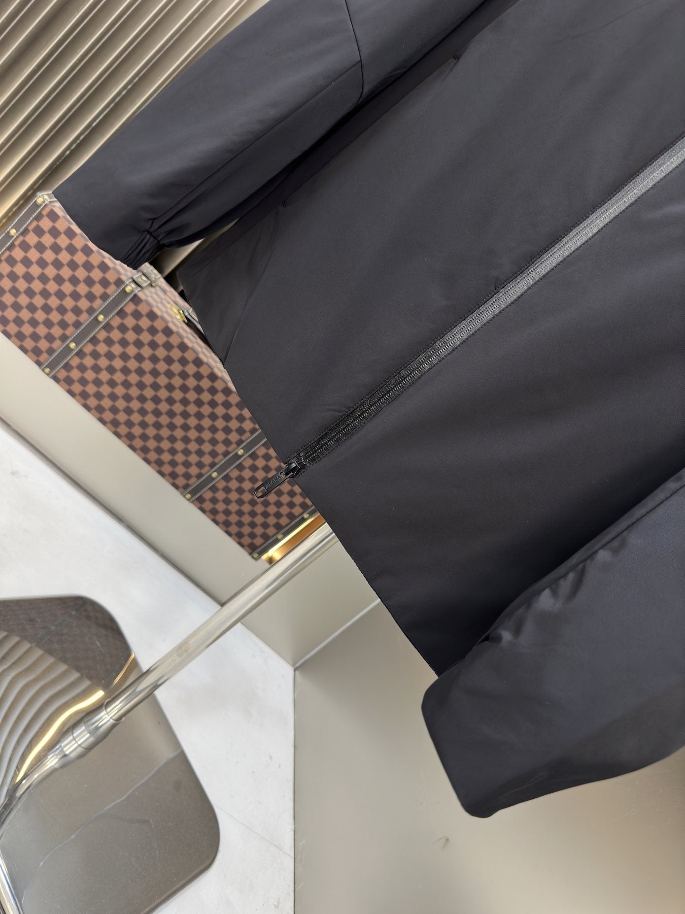 Zegna Hooded Technical Jacket — fabric_closeup