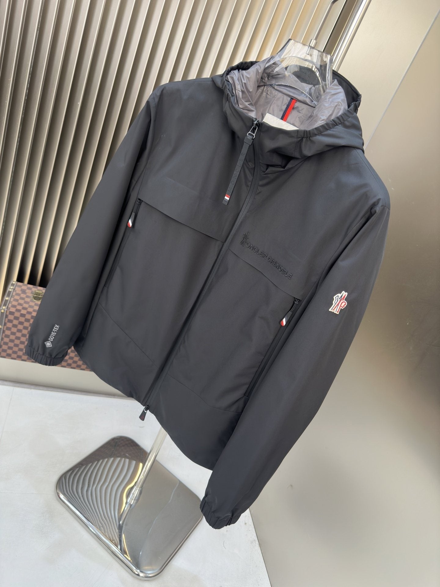 Moncler Hooded Zip-Front Jacket — hero