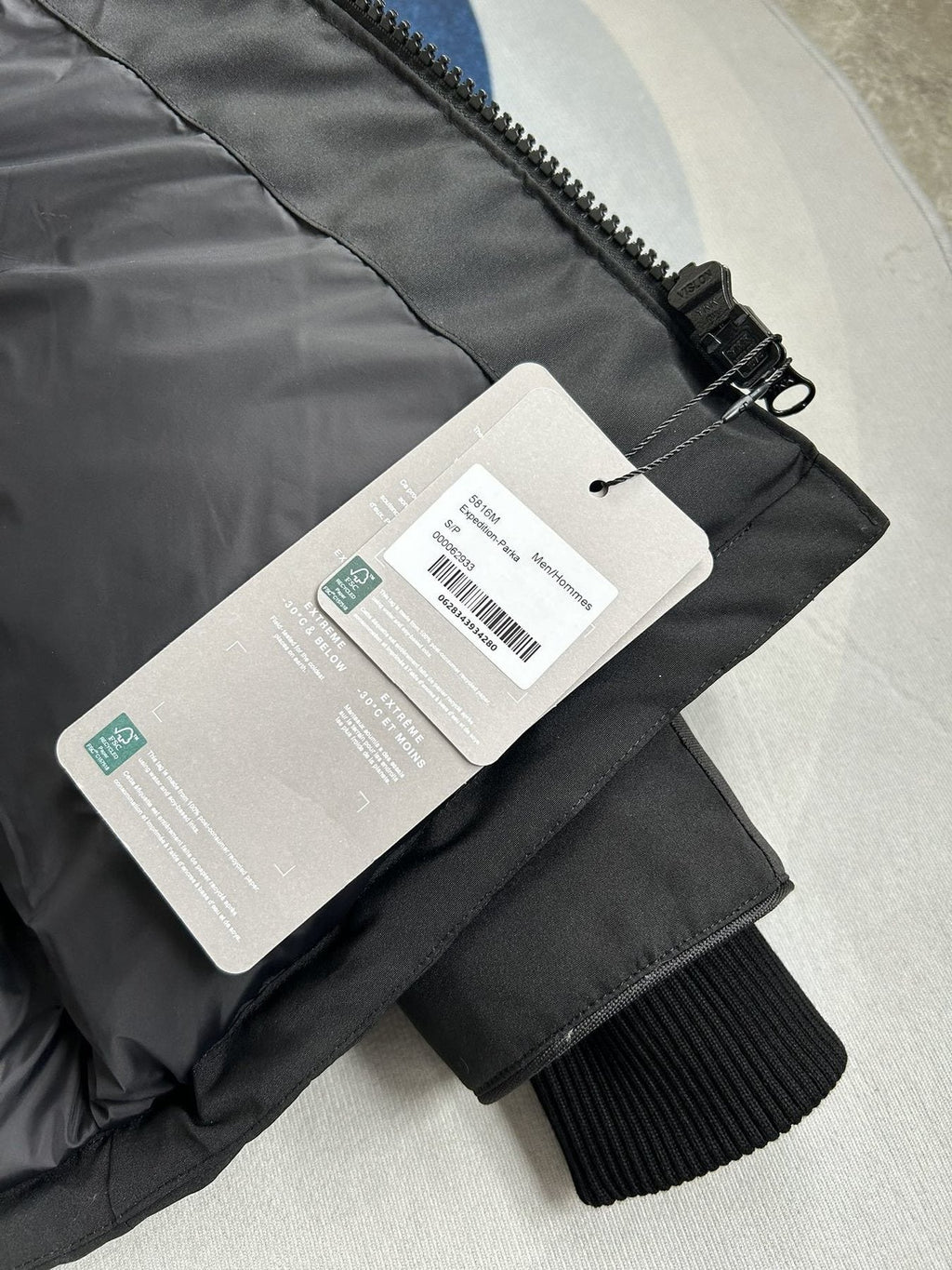 Canada Goose Stand-Collar Zip Jacket — hang_tag