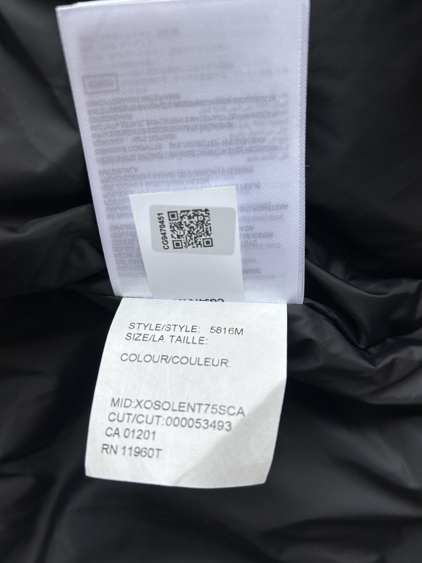 Canada Goose Stand-Collar Zip Jacket — neck_label