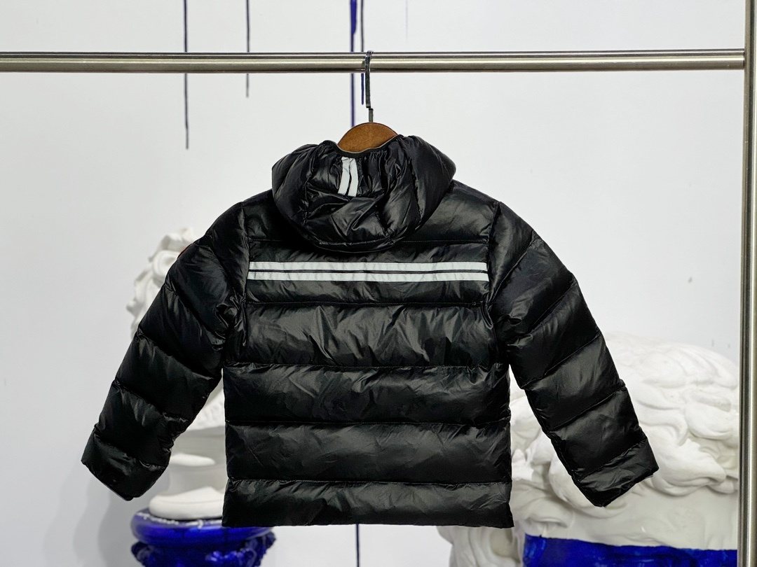 Canada Goose Kids' Hooded Quilted Down Jacket — back