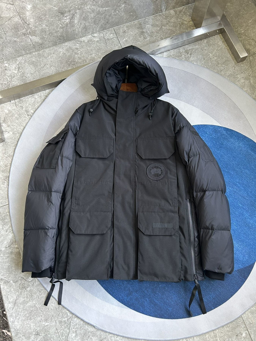 Canada Goose Men's Hooded Quilted Puffer Jacket — front