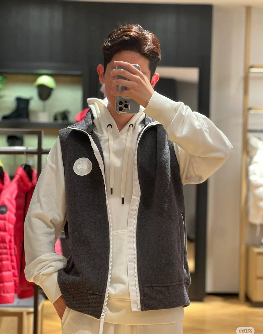 Canada Goose Zip-Front High-Collar Vest — context
