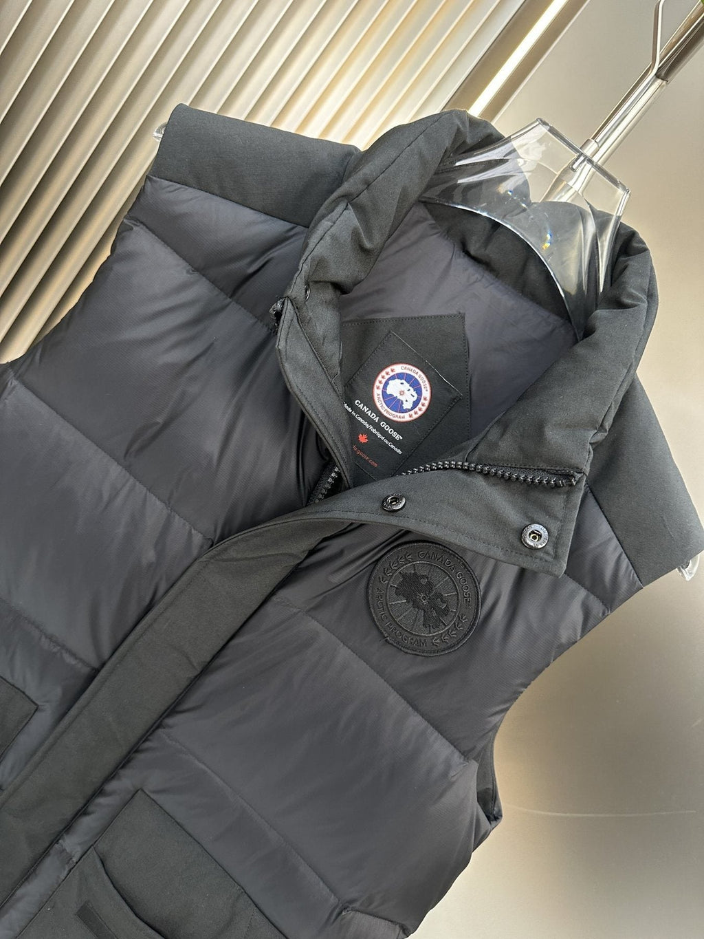 Canada Goose Black Padded Utility Vest — context