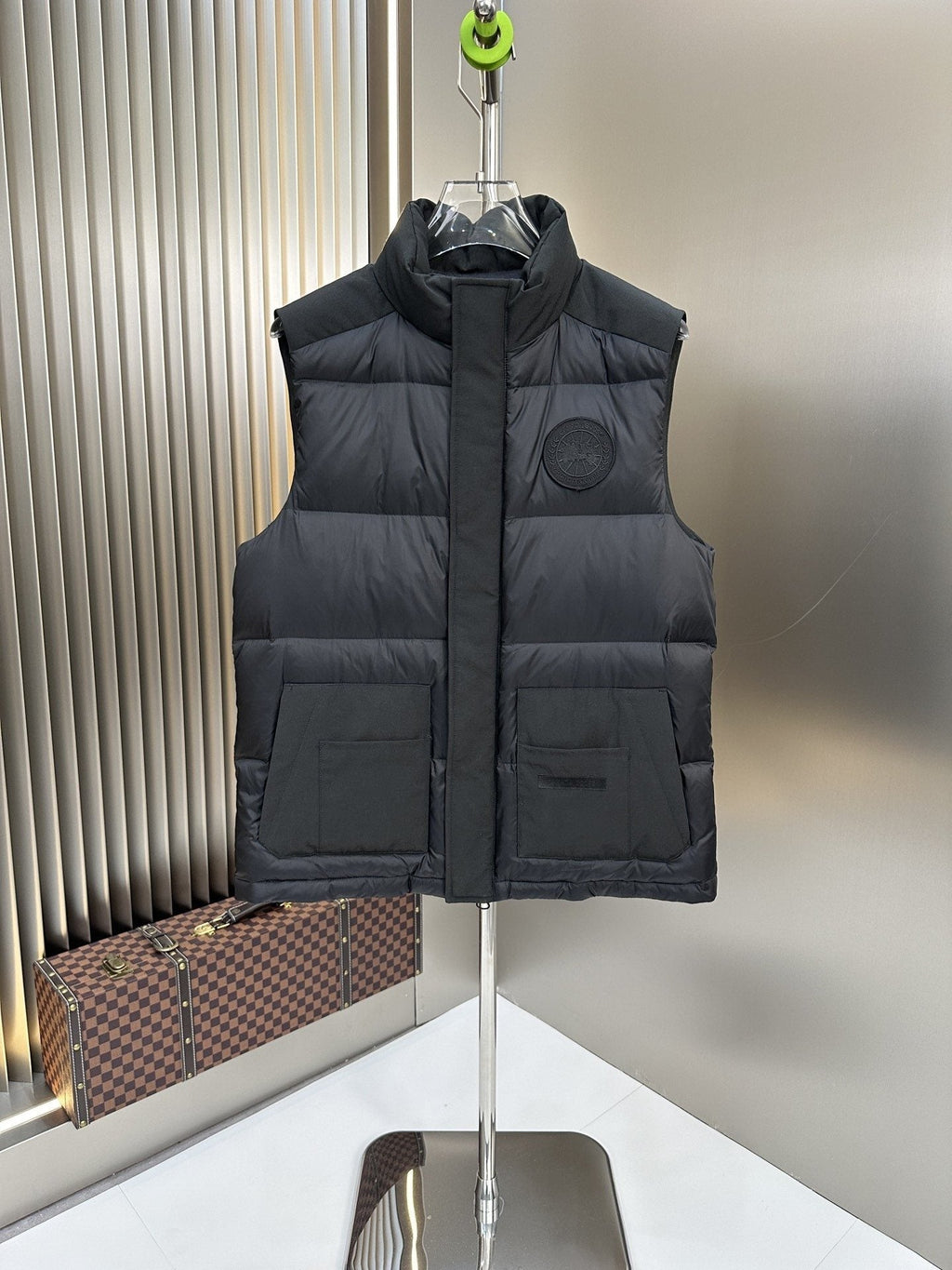 Canada Goose Black Padded Utility Vest — hero