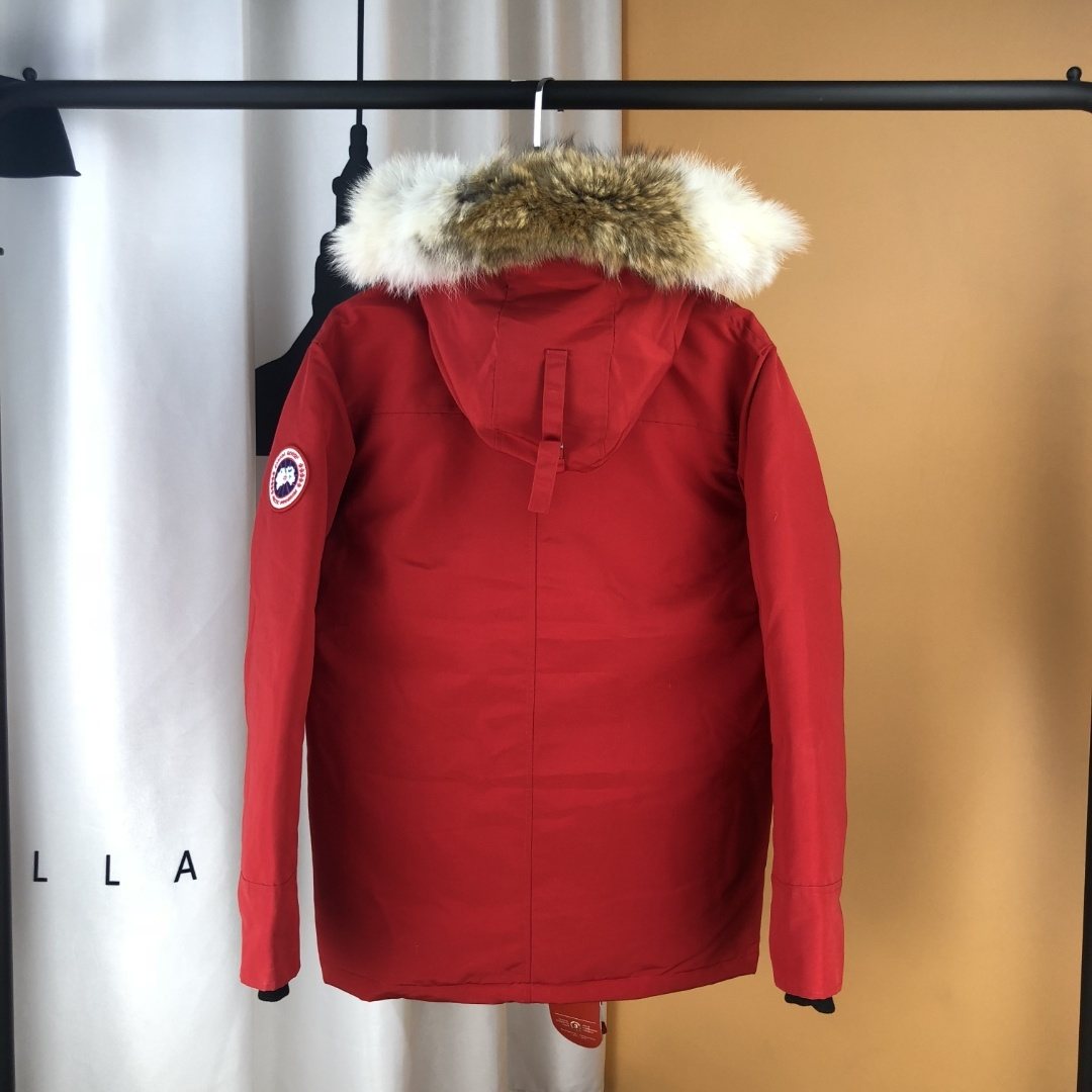 Canada Goose Fur-Trim Hooded Parka Jacket — back