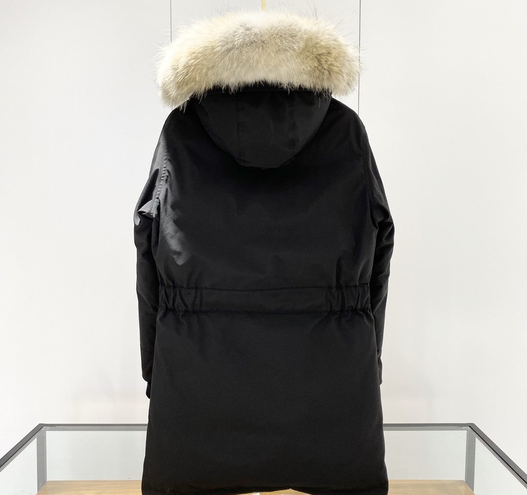 Canada Goose Fur-Trim Hooded Parka — back