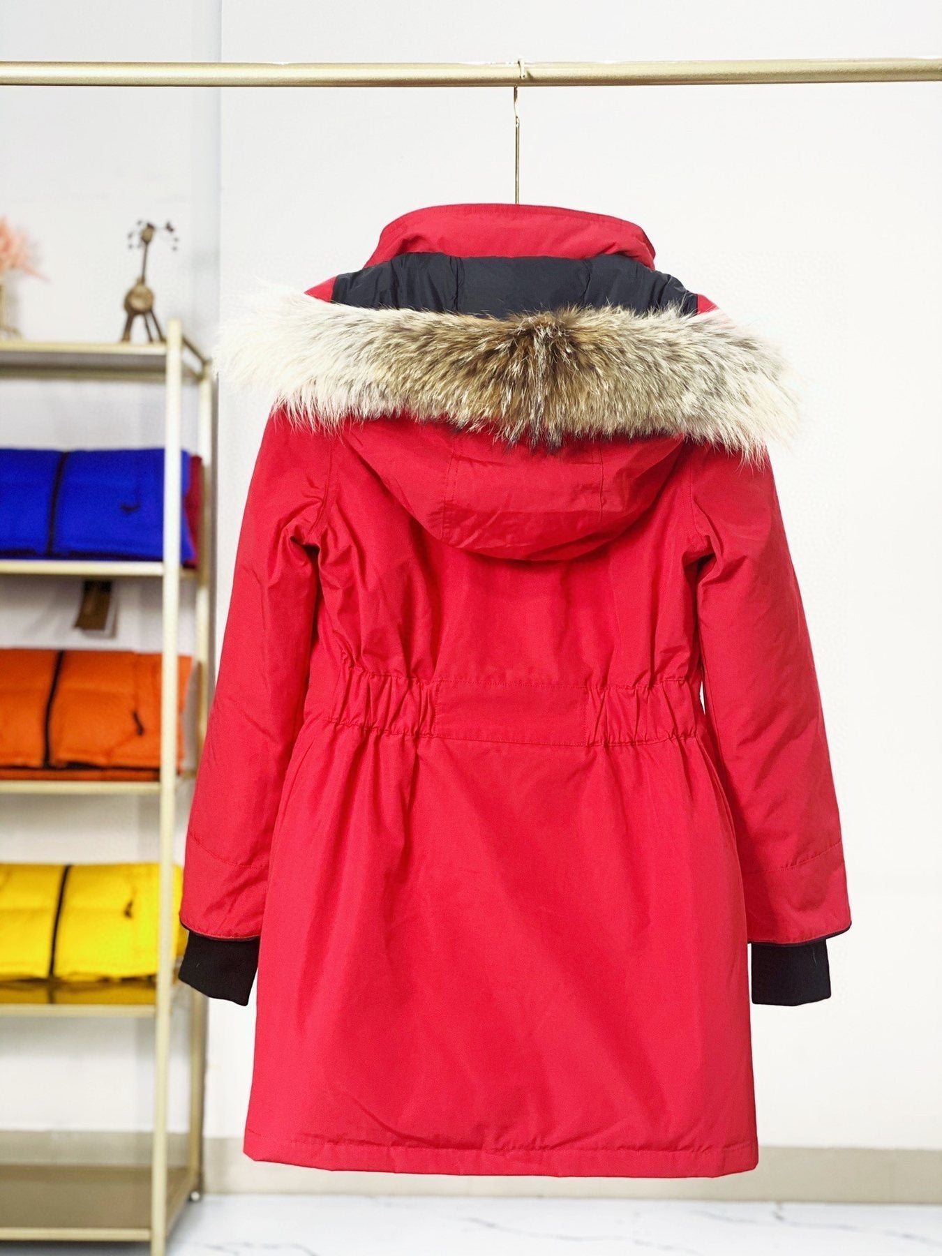 Canada Goose Fur-Trim Hooded Parka — back
