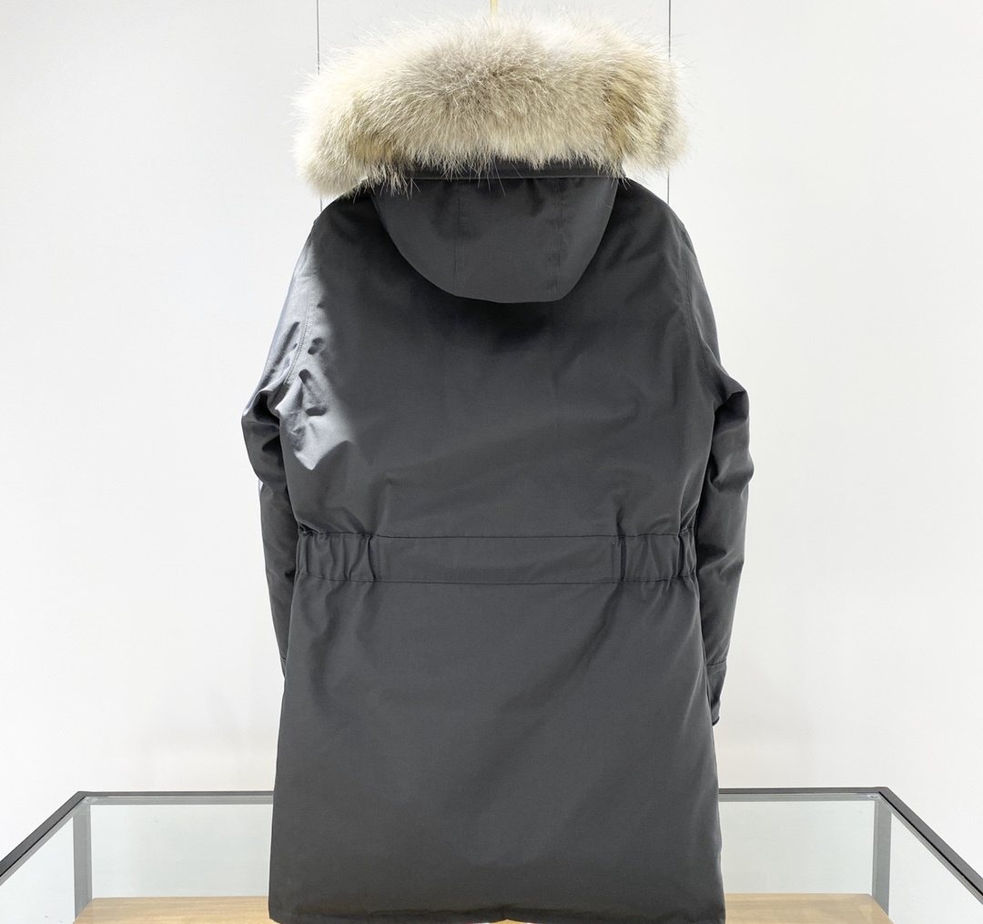 Canada Goose Fur-Trim Hooded Parka — back
