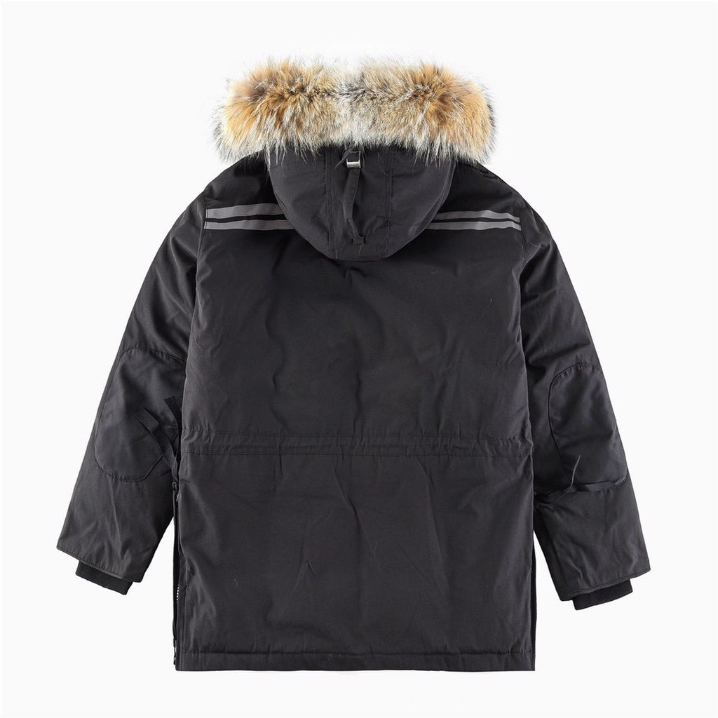 Canada Goose Hooded Long Down Jacket — back