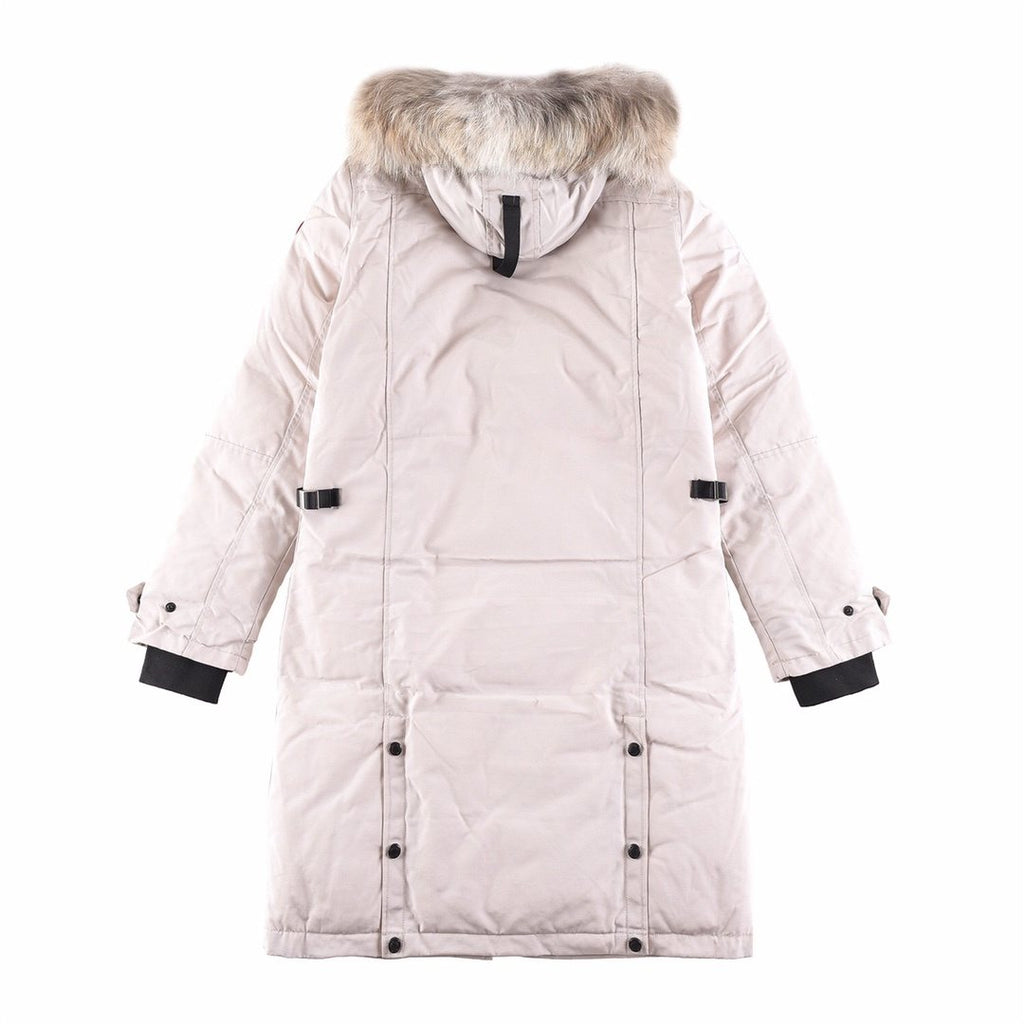 Canada Goose Women's Fur-Trim Hooded Long Down Jacket — back