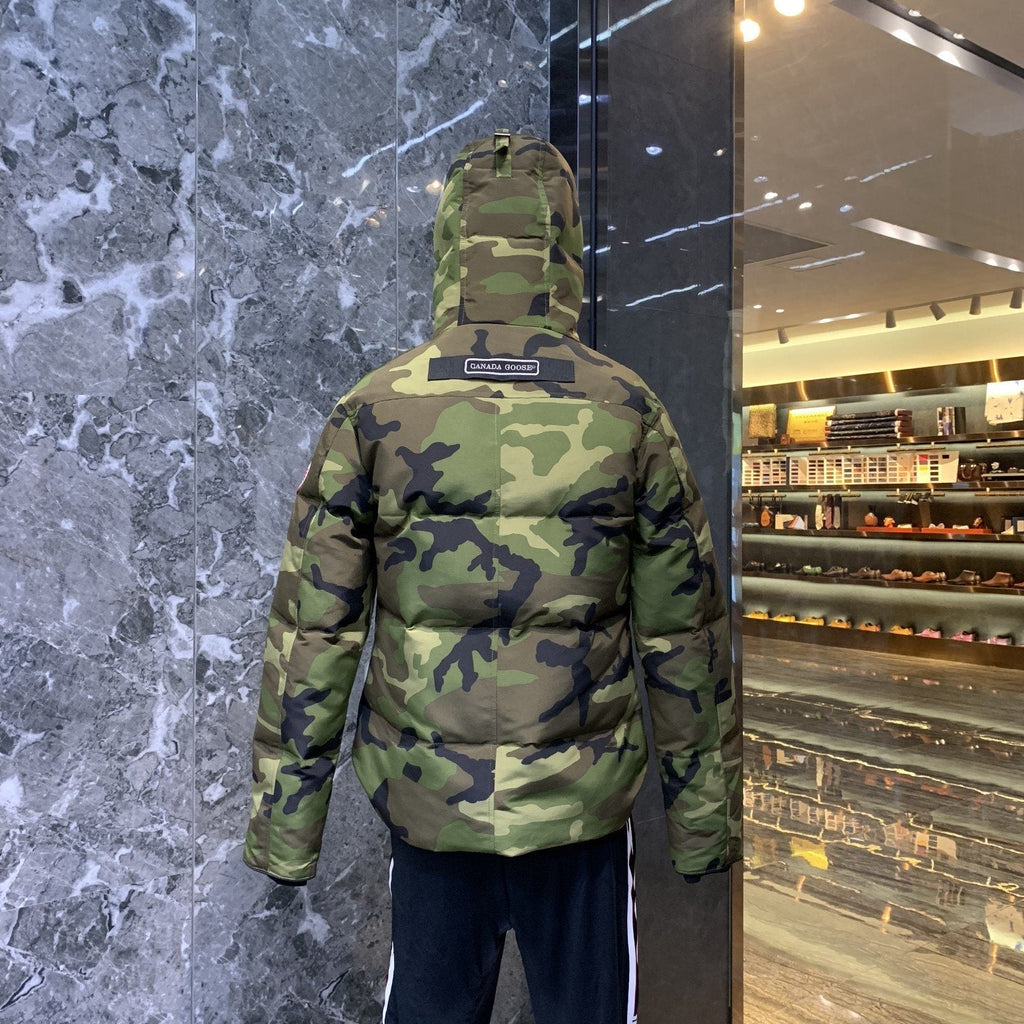 Canada Goose Hooded Quilted Puffer Jacket — back
