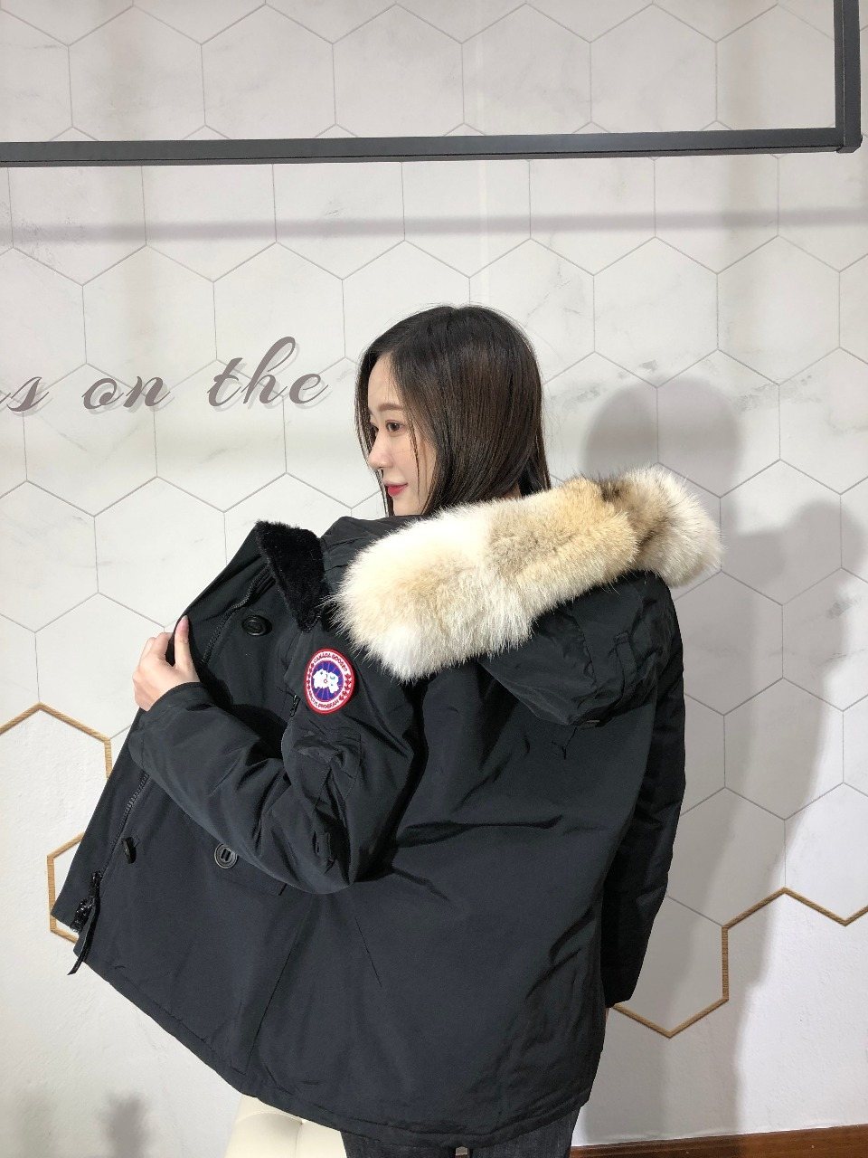 Canada Goose Women's Fur-Trim Hooded Parka Jacket — context