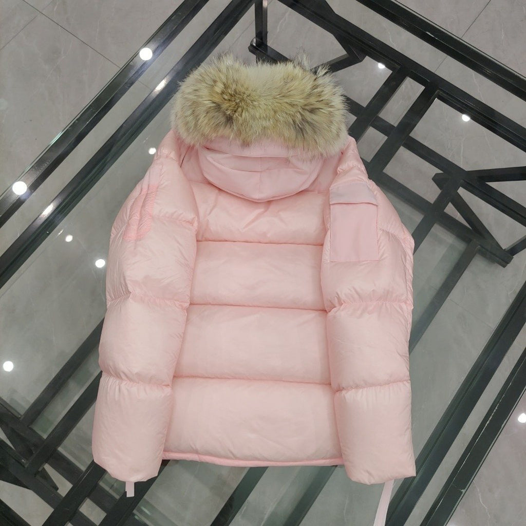 Canada Goose Fur-Trim Hooded Puffer Jacket — back
