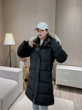 Canada Goose Women's Quilted Long Down Jacket — hero