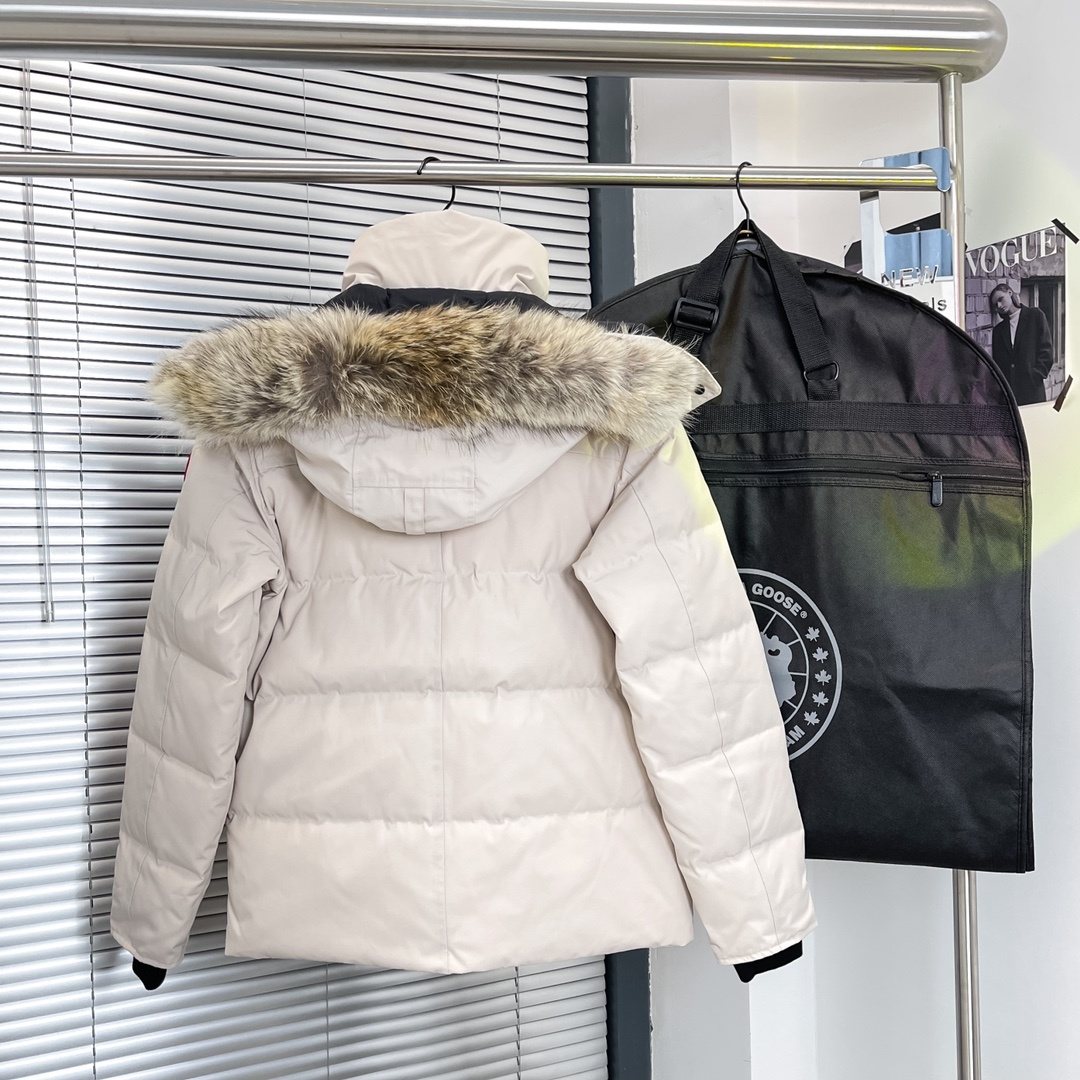Canada Goose Fur-Trim Hood Puffer Jacket — back
