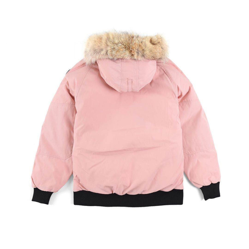 Canada Goose Fur-Trim Hooded Bomber Jacket — back