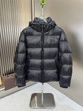 Burberry Black Hooded Puffer Jacket — hero