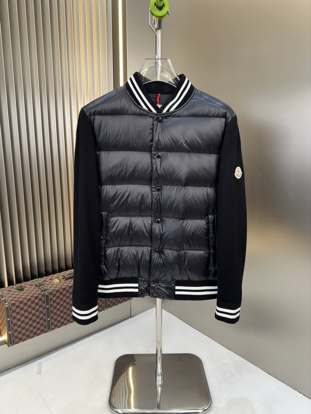 Moncler Quilted Varsity Coat — hero