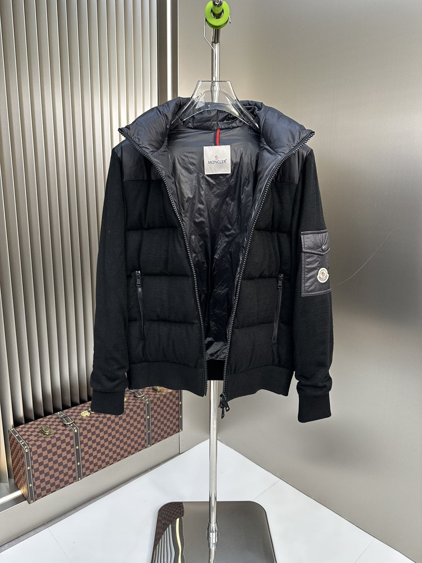 Moncler Quilted Puffer Jacket — detail