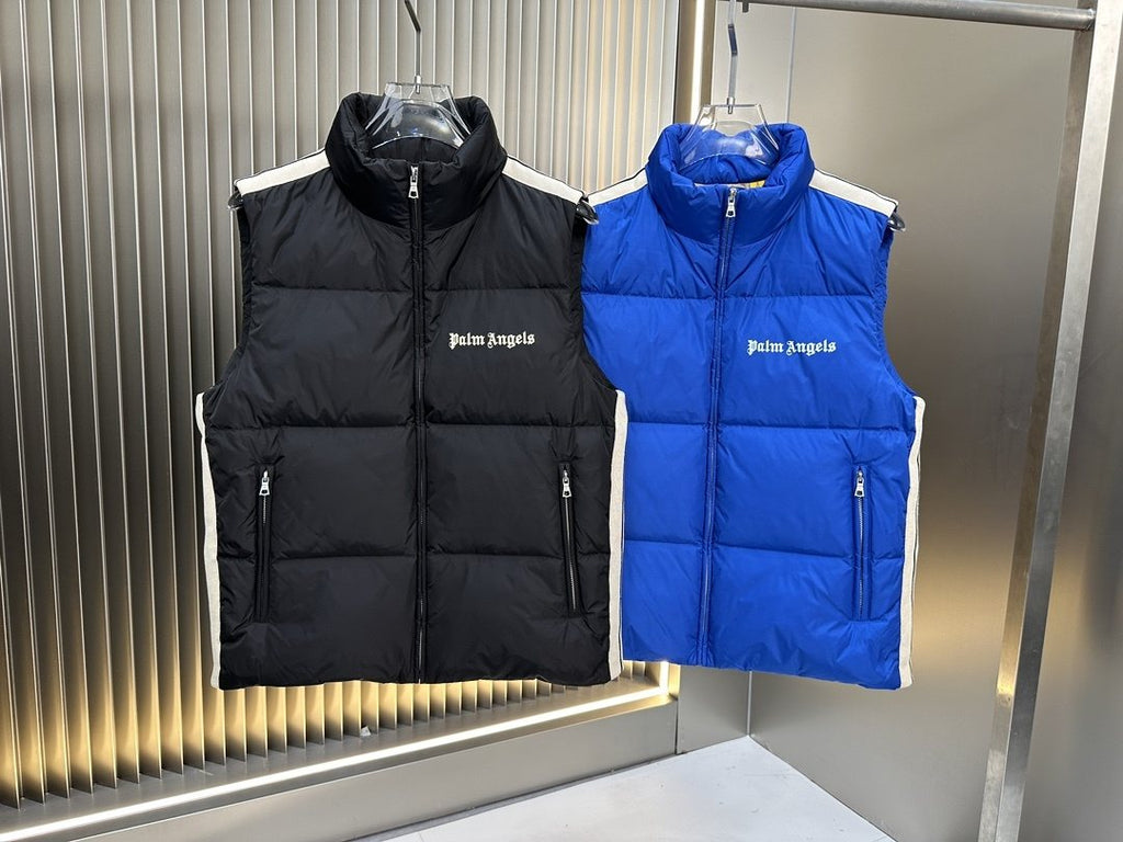 Moncler Quilted Down Vest — comparison