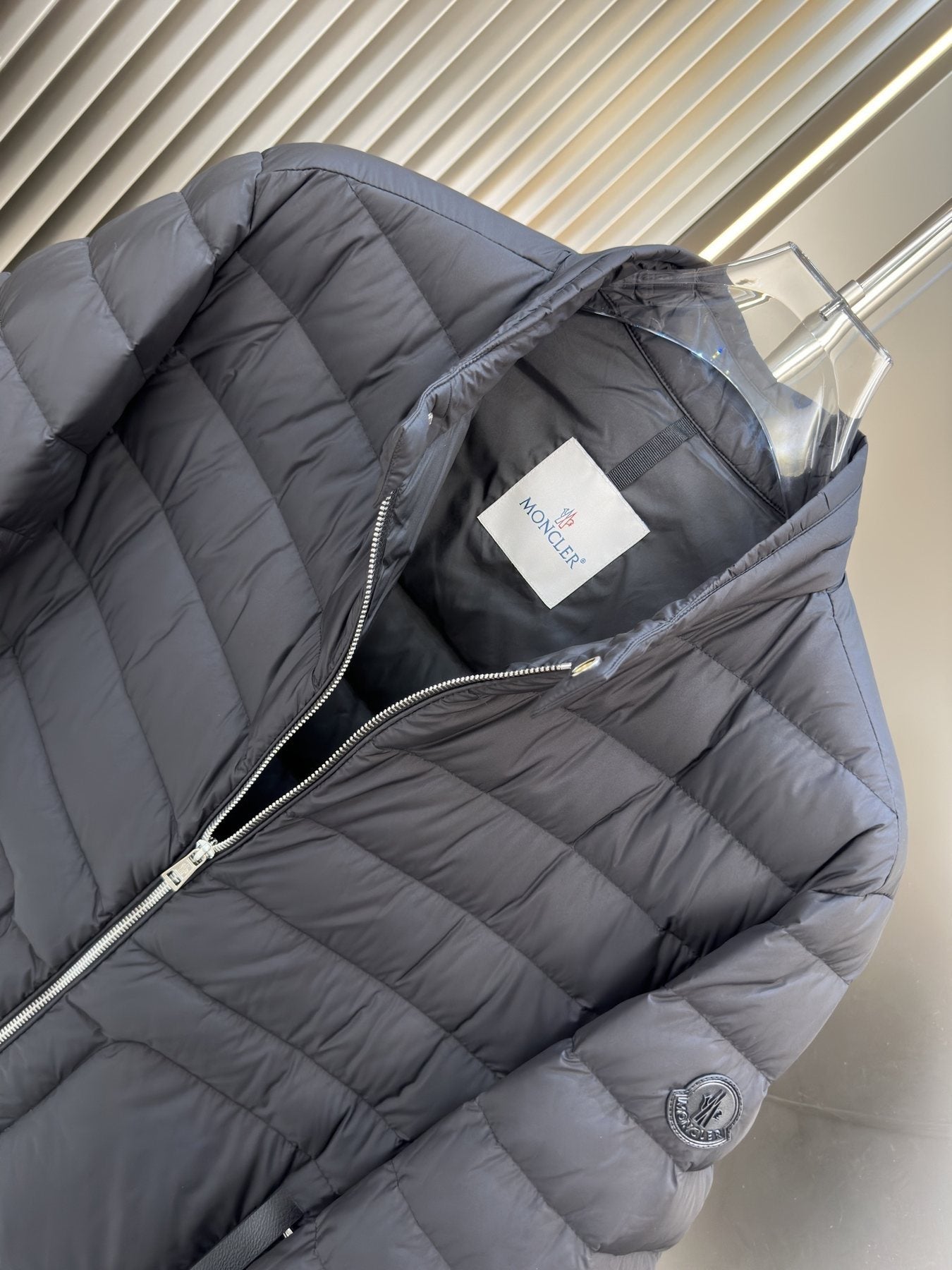 Moncler Quilted Puffer Coat — neck_label
