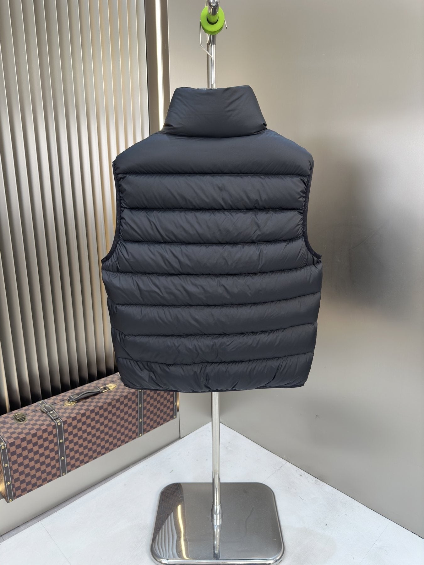 Moncler Quilted Stand-Collar Down Vest — back