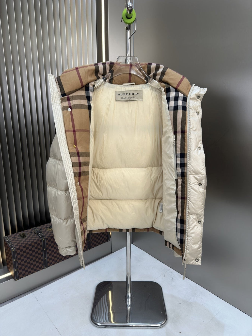 Burberry Hooded Quilted Puffer Jacket — detail