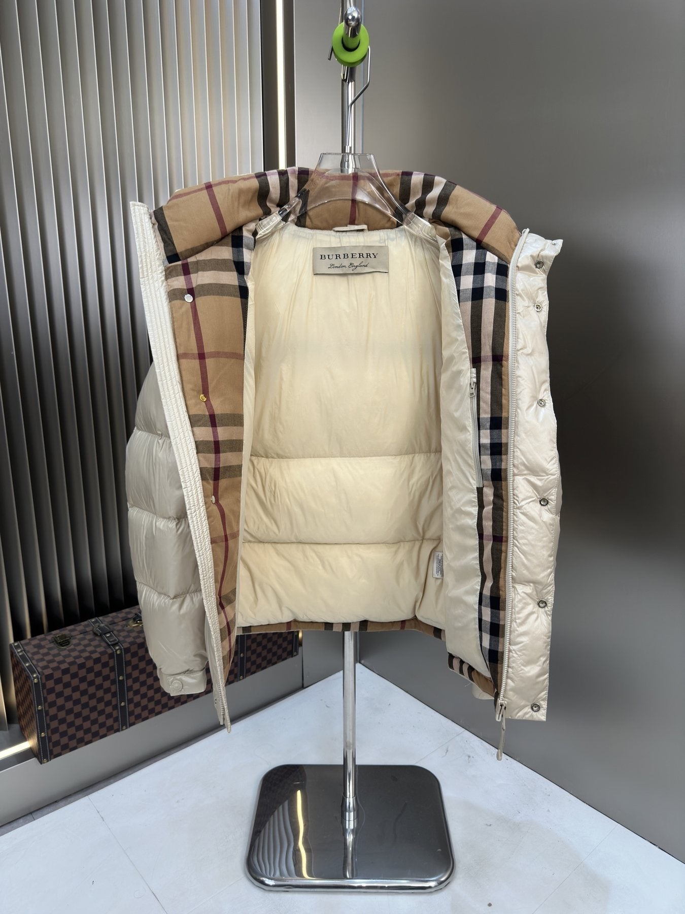 Burberry Hooded Quilted Puffer Jacket — detail