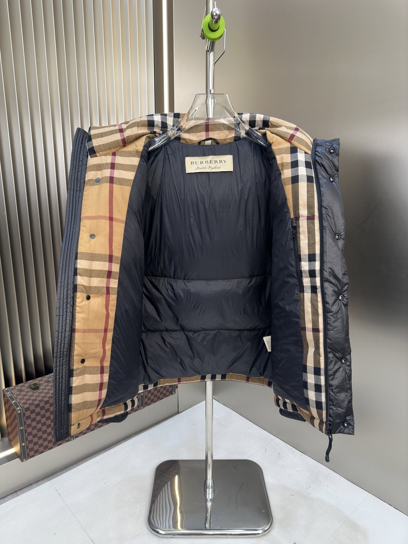 Burberry Hooded Quilted Puffer Jacket — detail