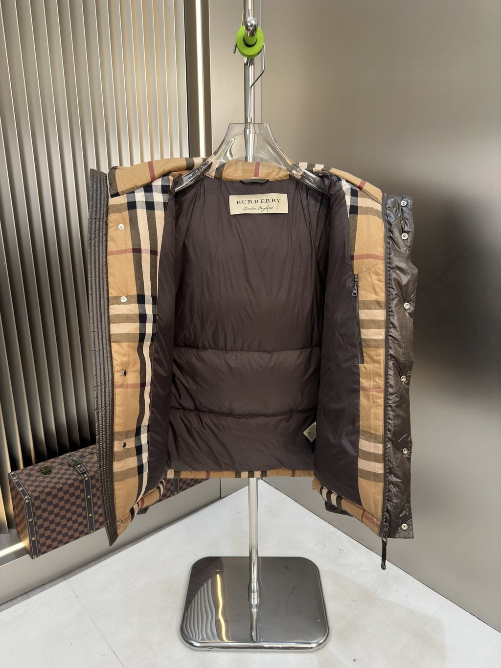 Burberry Hooded Quilted Puffer Jacket — detail