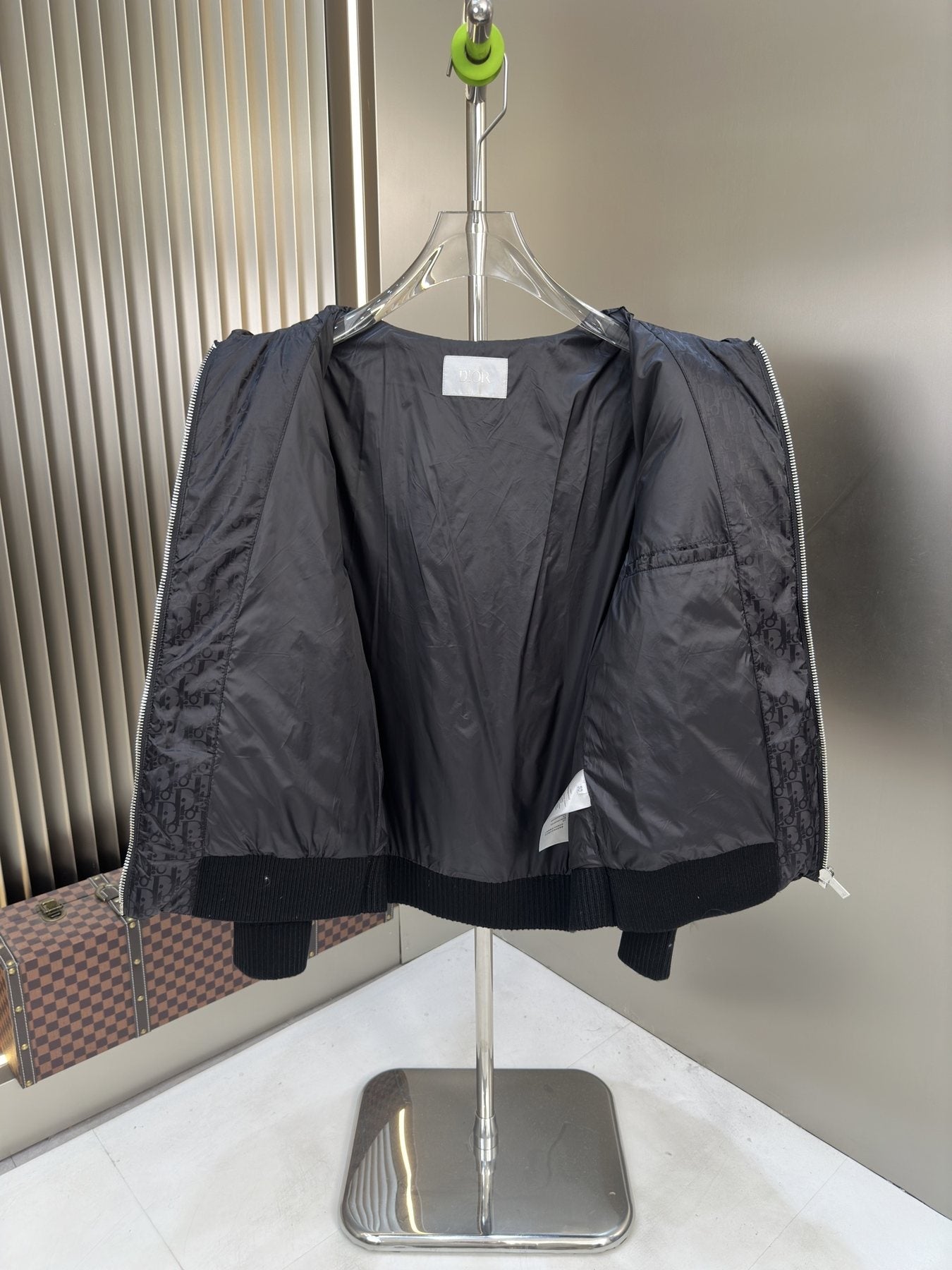 Dior Hooded Quilted Puffer Jacket — detail